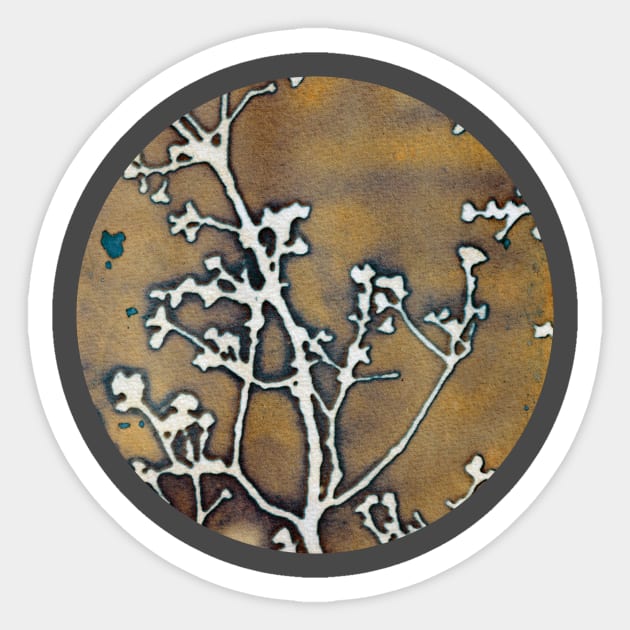 Bronze Joshua Tree Sticker by kristamccurdyart